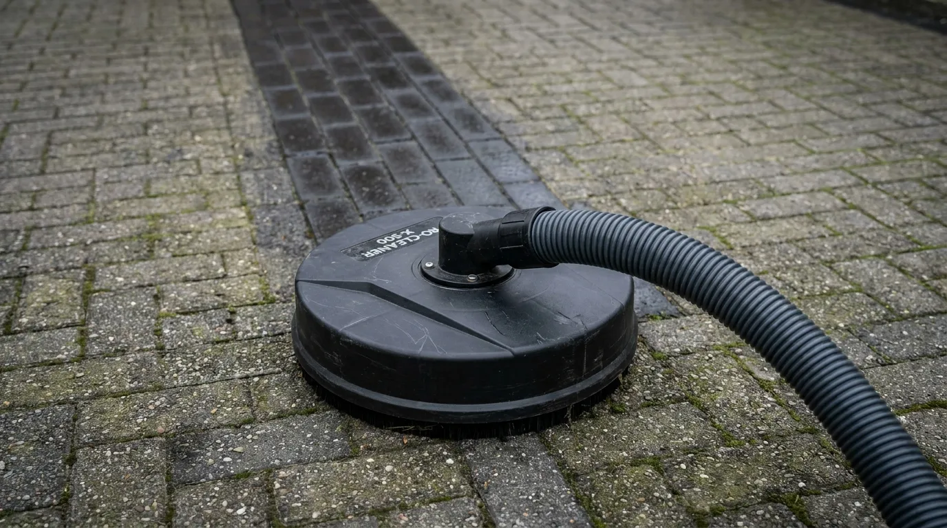 Actieve afzuiging in werking