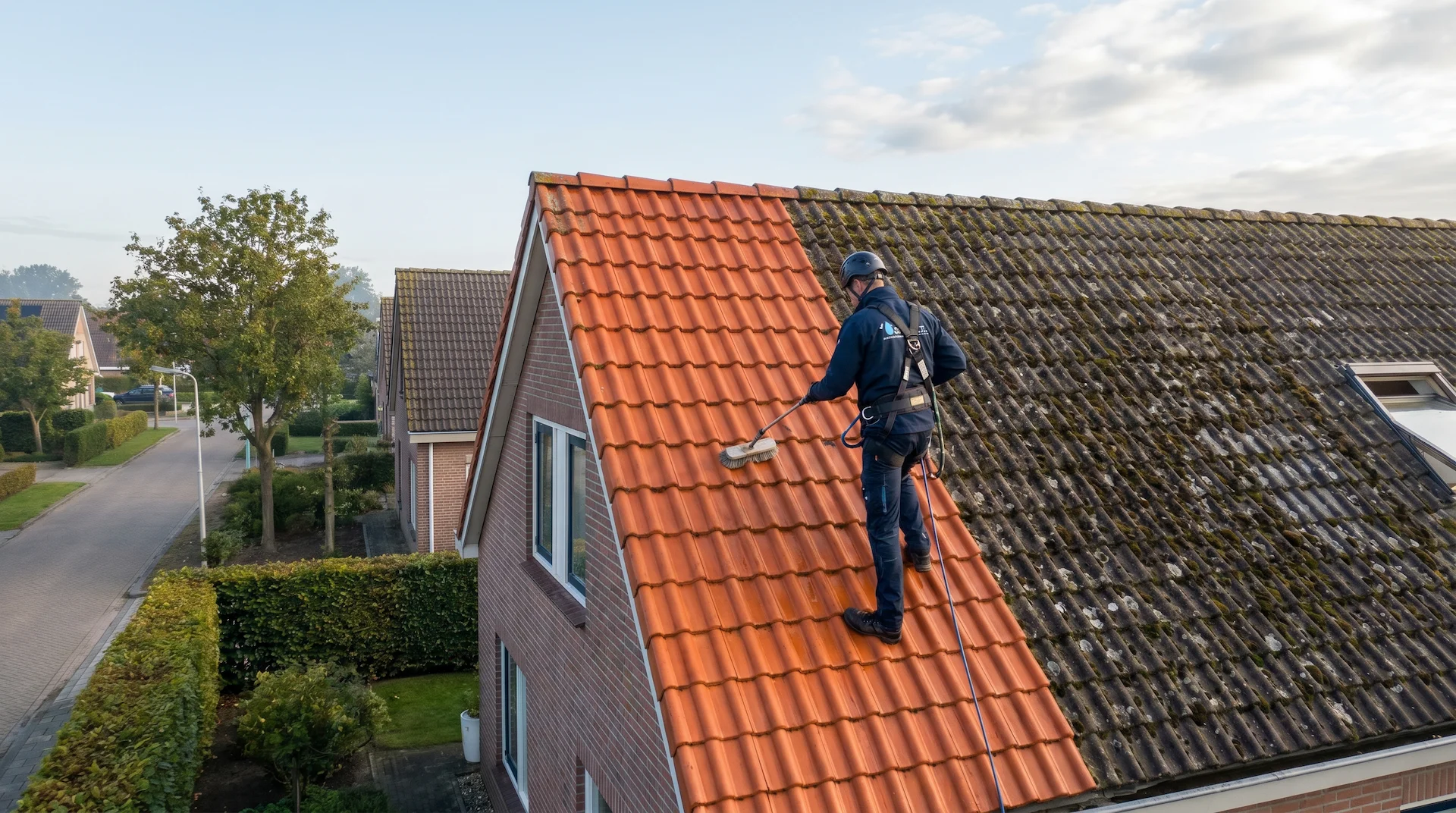 Dak gereinigd door Steen Helder